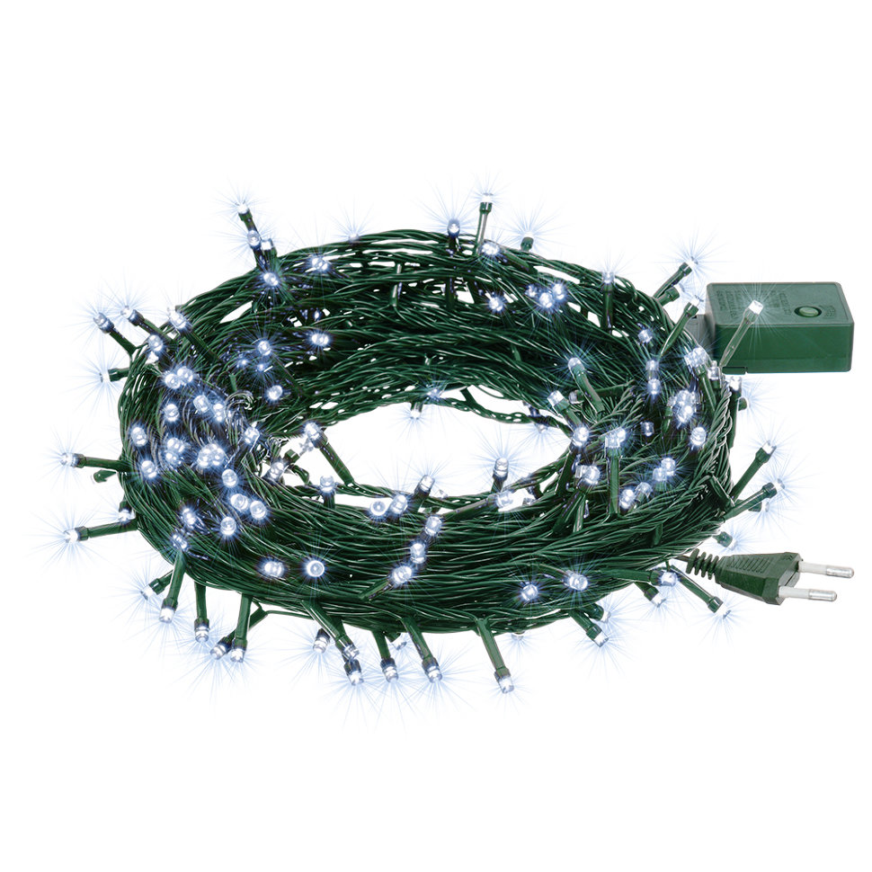 Светодиодная гирлянда для дома (холодный свет) Vegas Нить 50 LED, 5 м, 220V 55060