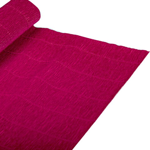 Бумага гофрированная Brauberg Fiore 180 г/м2 темно-малиновая (584) 50х250 см 112604