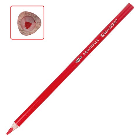 Карандаши цветные акварельные Brauberg Premium Aquarell 18 цветов 4 мм 181672