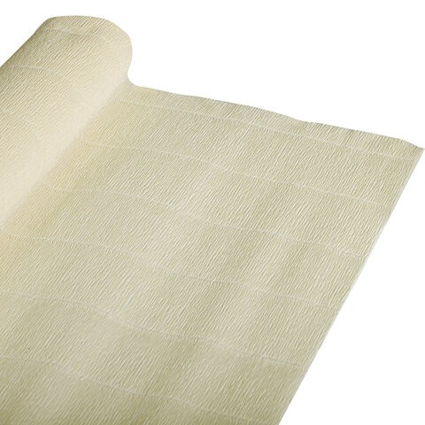 Бумага гофрированная Brauberg Fiore 180 г/м2 слоновая кость (603) 50х250 см 112622