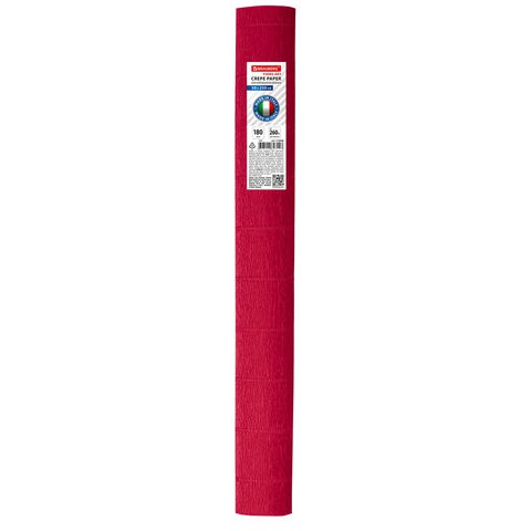 Бумага гофрированная Brauberg Fiore 180 г/м2 красно-оранжевая (580) 50х250 см 112608
