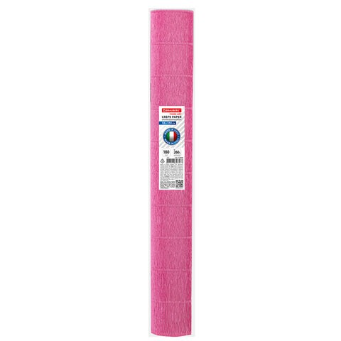 Бумага гофрированная Brauberg Fiore 180 г/м2 насыщенно розовая (550) 50х250 см 112650