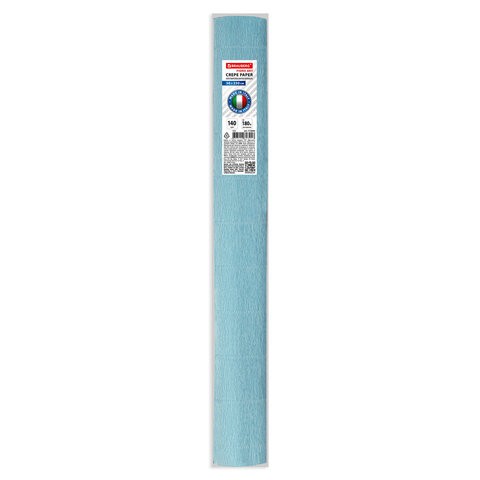 Бумага гофрированная Brauberg Fiore 140 г/м2 небесная (956) 50х250 см 112595