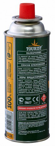 Баллон газовый Tourist 220 г TB-230