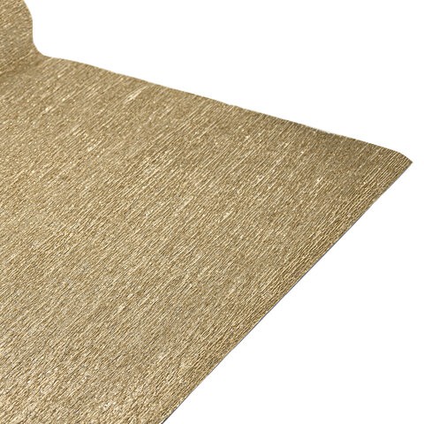 Бумага гофрированная Brauberg Fiore 140 г/м2 светлое золото (916) 50х250 см 112602
