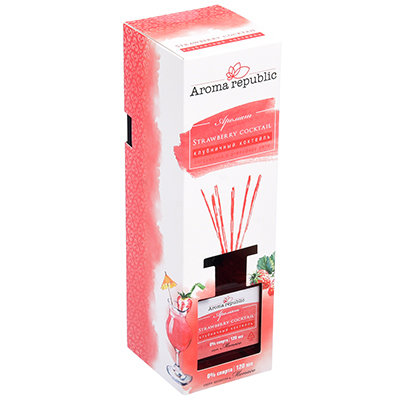 Ароматический диффузор Aroma republic Monaco Клубничный коктейль 120 мл 90043