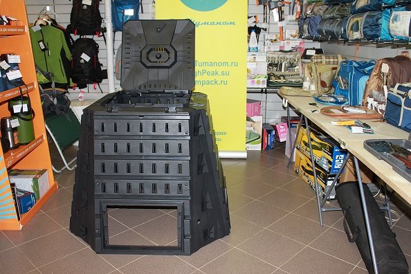 Компостер садовый 500л Biocompo IKBI500C черный