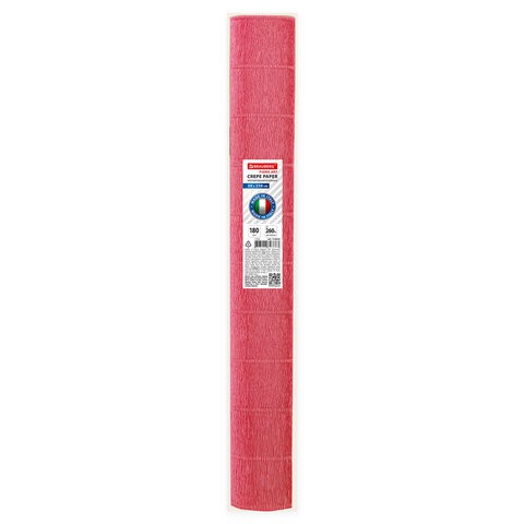 Бумага гофрированная Brauberg Fiore 180 г/м2 нежно-красная (17a6) 50х250 см 112632