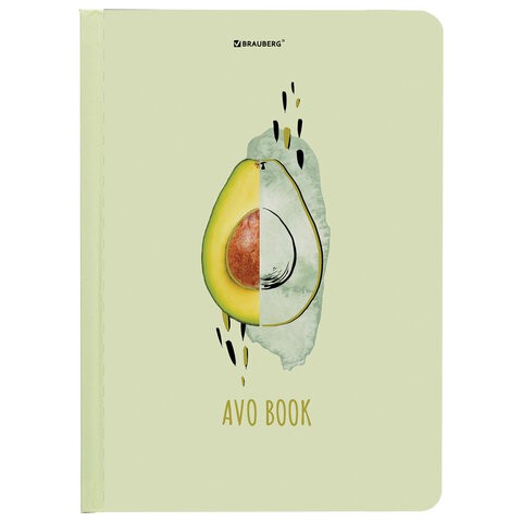 Блокнот А5 Brauberg Avocado 96 листов, клетка 113733