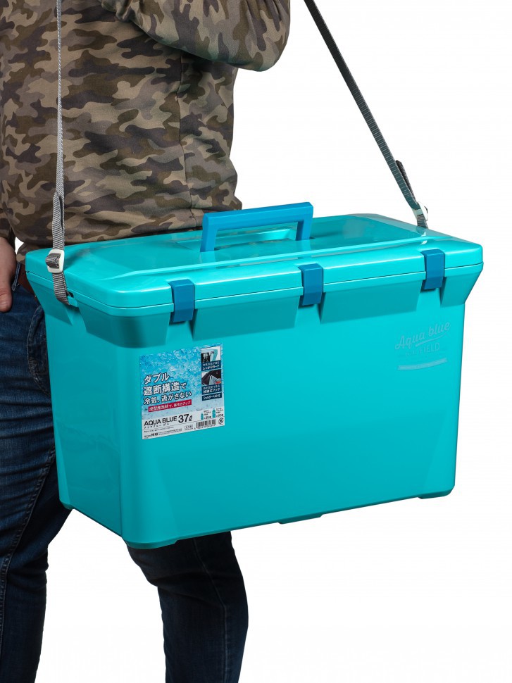 Изотермический контейнер Shinwa Aqua Blue 37A