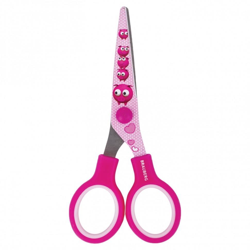 Ножницы детские Brauberg Kid Series Поросята 130 мм 232272