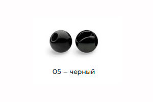 Вольфрамовая головка Namazu Pro TiA Tungsten Head Trout 3,3, 0,3г, черный (5 шт) NPT-TH33-05